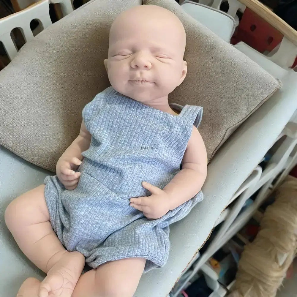Image of Reborn Baby Dolls 18 Inch Unpainted Realistic Silicone Reborn Baby