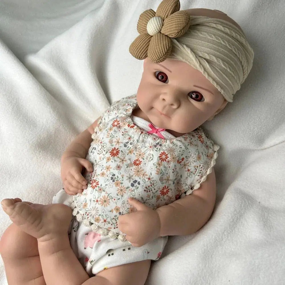 Image of Reborn Baby Dolls 19Inch Realistic Silicone Reborn Baby Girl Flexible