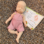 Image of Reborn Baby Dolls 25Cm Unpainted Silicone Girls Whole Body Soft Solid