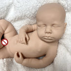 Image of Reborn Baby Dolls Loulou Boy/Girl 18Inch Bebê Reborn De Silicone