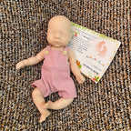 Image of Reborn Baby Dolls 25Cm Unpainted Silicone Girls Whole Body Soft Solid