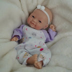 Image of Reborn Baby Dolls 7" Micro Preemie Full Silicone Sweet Baby Doll  