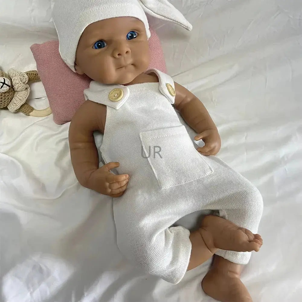Image of Reborn Baby Dolls 19Inch Baby Girl Bettie Full Body Soft Silicone