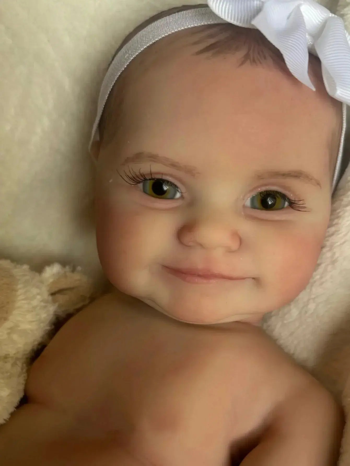 Image of Reborn Baby Dolls 47Cm Maddie Silicone Bebe Newborn Girl Handmade
