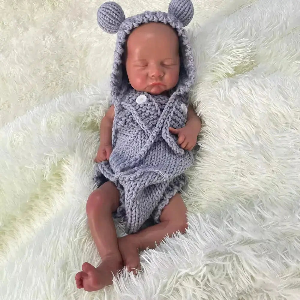 Image of Reborn Baby Dolls Reborn Boy Preemy Soft 18 Inch Kid Boy Full Body 3D