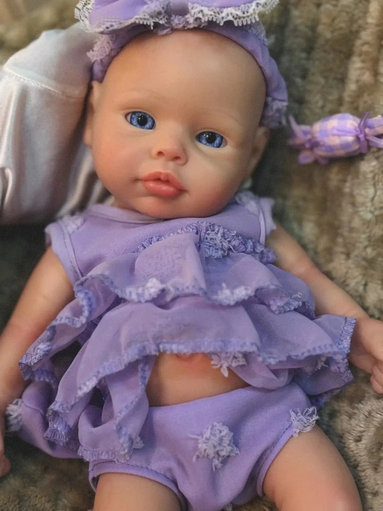 Image of Reborn Baby Dolls 13 Inch Full Body Soft Silicone Girl Reborn Doll