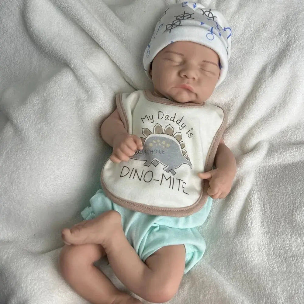 Image of Reborn Baby Dolls 17Inch Realistic Details & Handmade Soft Baby Boy