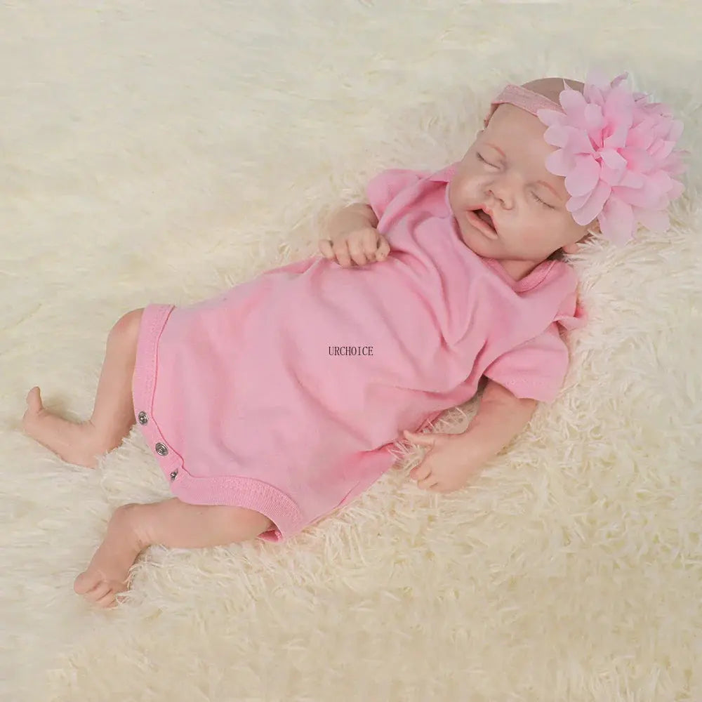 Image of Reborn Baby Dolls Authentic 17" African American Reborn Baby Doll