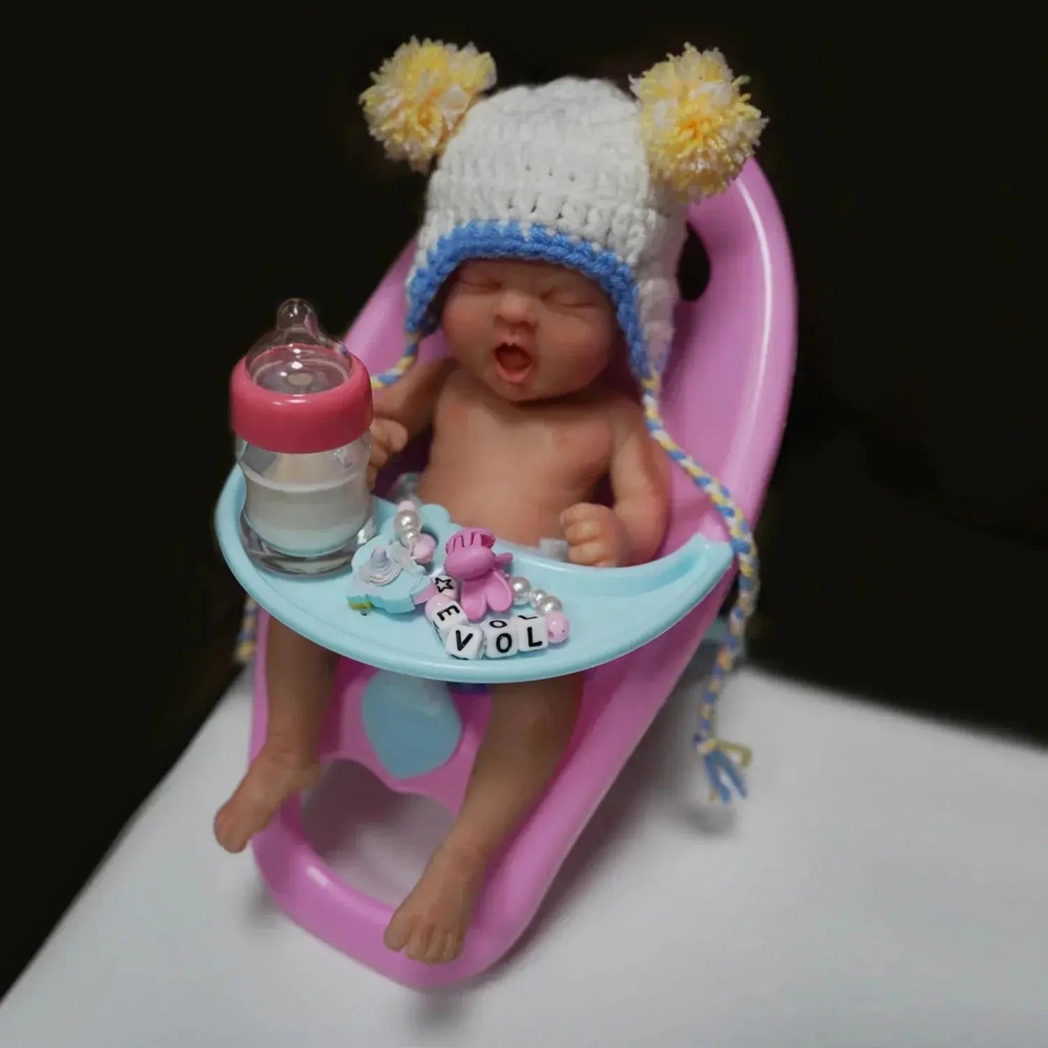 Image of Reborn Baby Dolls 7" Girl Micro Preemie Full Body Silicone Baby Doll