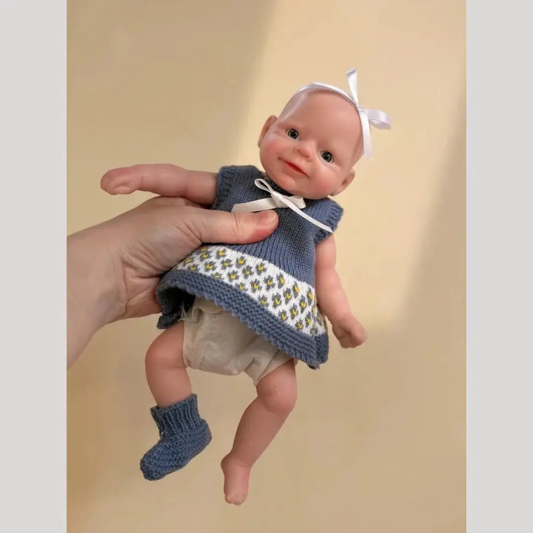 Image of Reborn Baby Dolls 10Inch Waterproof Open Eyes Bebe Reborn De Silicona