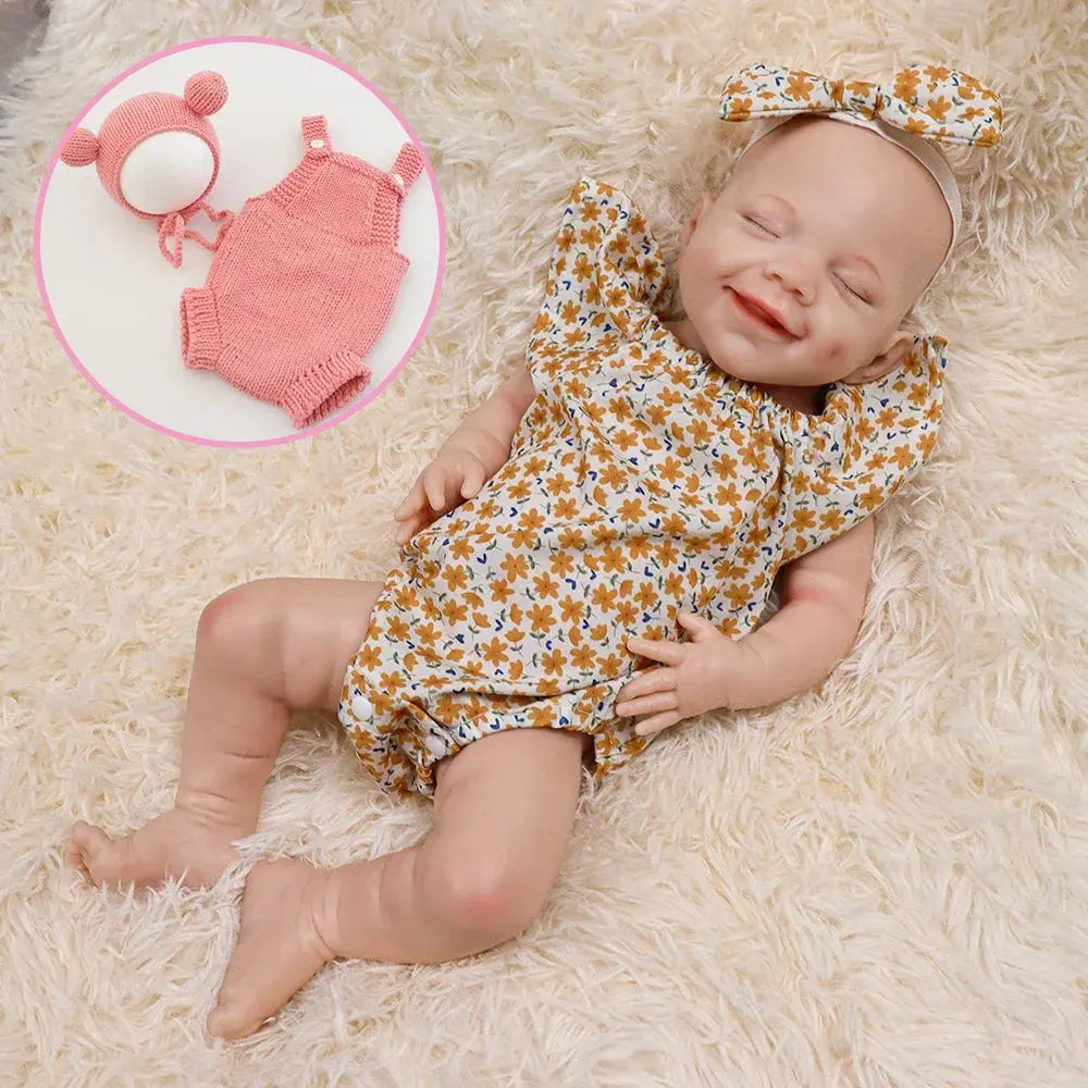 Image of Reborn Baby Dolls Heavy Whole Silicone Reborn Baby Doll Flexible Girl