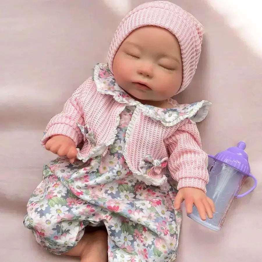 Image of Reborn Baby Dolls 13.7 Inch 35 Cm Full Body Soft Silicone Newborn