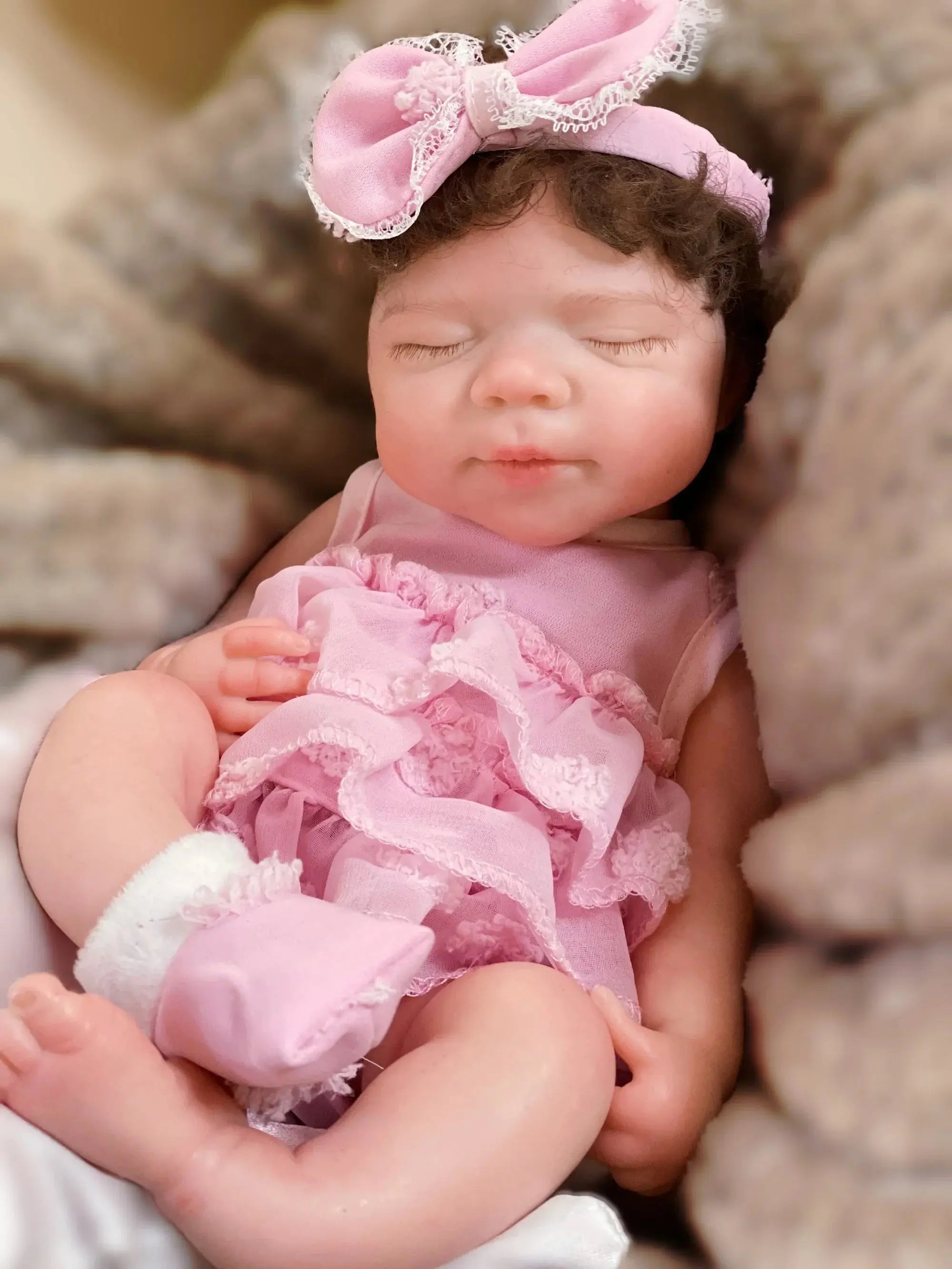 Image of Reborn Baby Dolls 13Inch Open Mouth Pascale Reborn Dolls Full Body