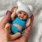 Image of Reborn Baby Dolls Lovely 6 Inch Palm Mini Newborn Babies Full Body