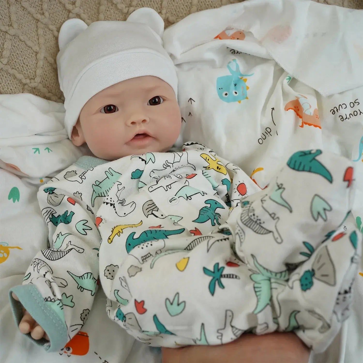 Image of Reborn Baby Dolls 17" Full Silicone Reborn Baby Doll-Soft,Realistic