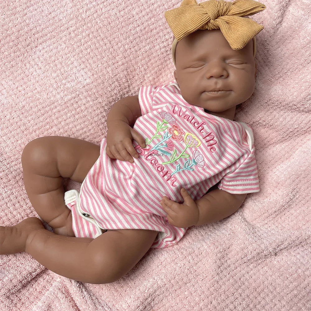 Image of Reborn Baby Dolls 19Inch Lifelike Silicone Reborn Baby Girl & Boy