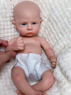 Image of Reborn Baby Dolls 33Cm Painted/Unpainted Silicone Boy Bebe Reborn