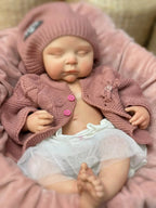 Image of Reborn Baby Dolls 45Cm Peaches Solid Silicone Bebe Reborn Girls With