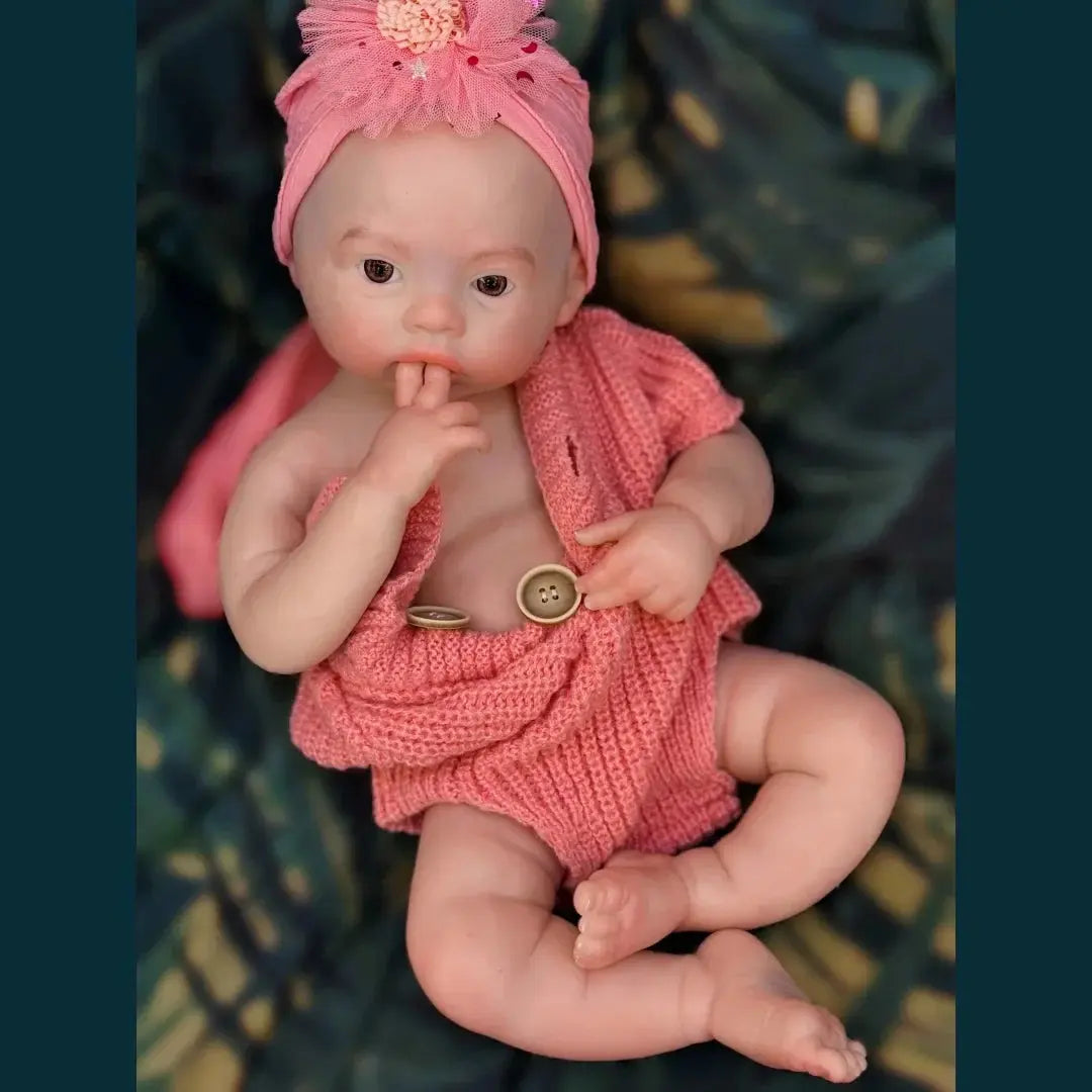 Image of Reborn Baby Dolls 45Cm Meadow Can Open Mouth  Solid Bebe Reborn De