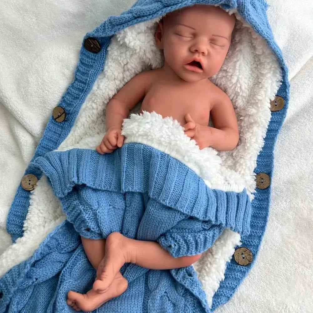 Image of Reborn Baby Dolls Realistic 45Cm Silicone Reborn Baby Girl Lifelike