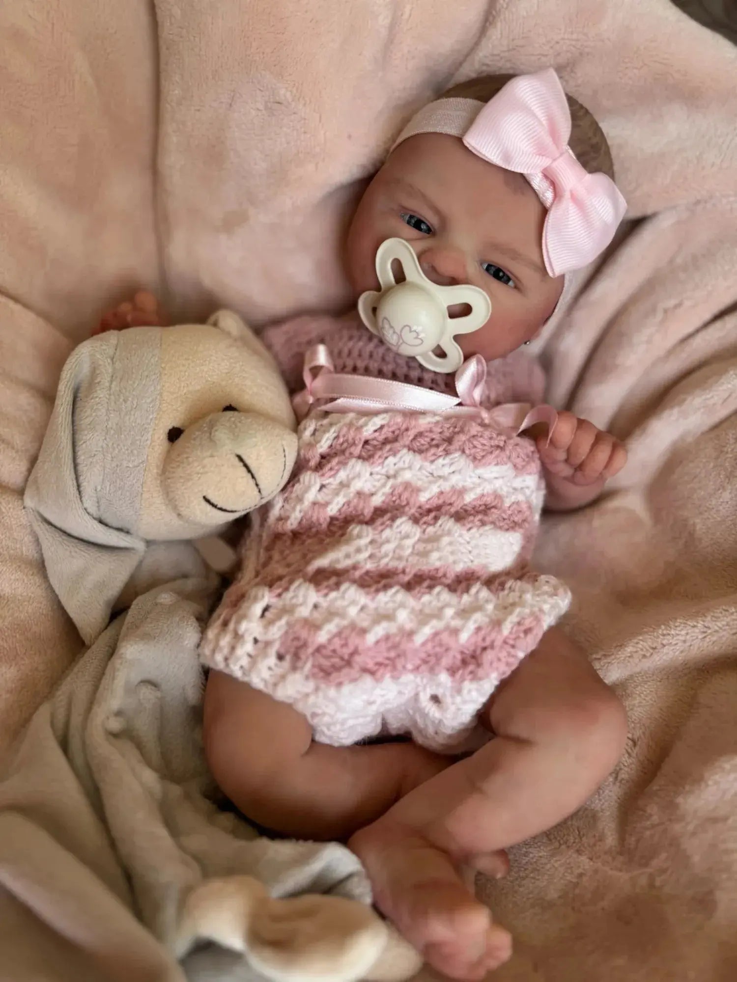 Image of Reborn Baby Dolls 16Inch Coco Bebe All Silicone Reborn Doll Painted