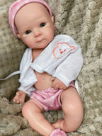 Image of Reborn Baby Dolls 13Inch Cute Girl Bettie Reborn Dolls Open Mouth