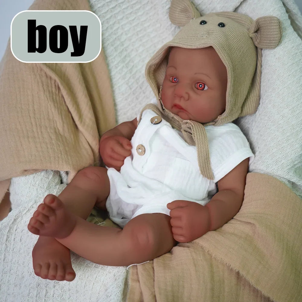 Image of Reborn Baby Dolls Baby Like Touch 41Cm All Silicone Boy Reincarnation
