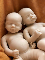 Image of Reborn Baby Dolls Can Open Mouth 45Cm Twins Sam Reborn Baby Girl And