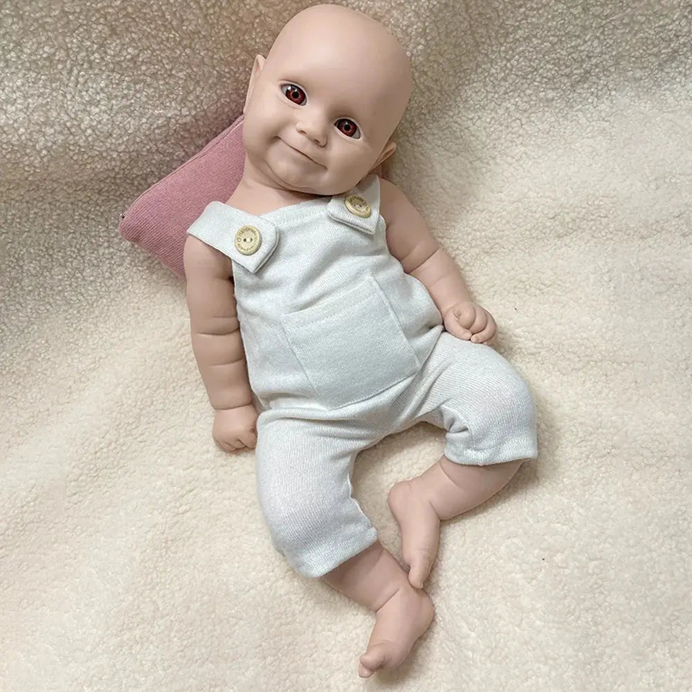 Image of Reborn Baby Dolls 1:1 Full Body Soild Silicone Reborn Baby Girl