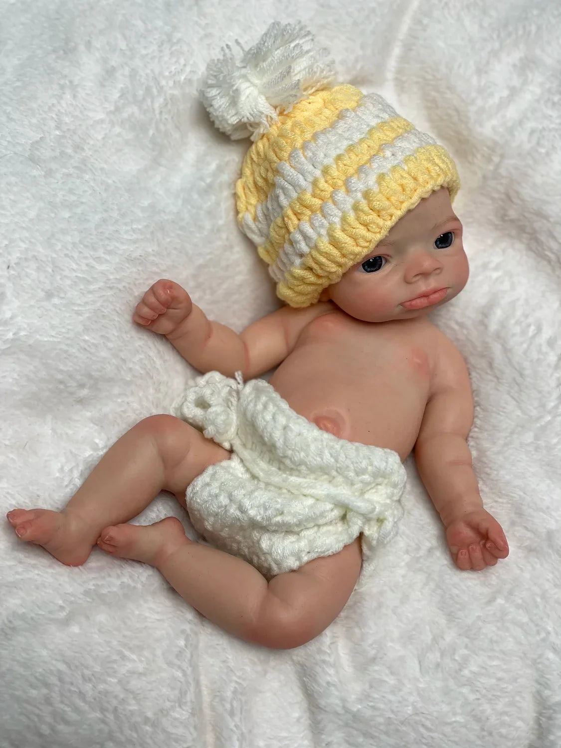 Image of Reborn Baby Dolls 11 Styles/ 26Cm Waterproof Close/Open Solid