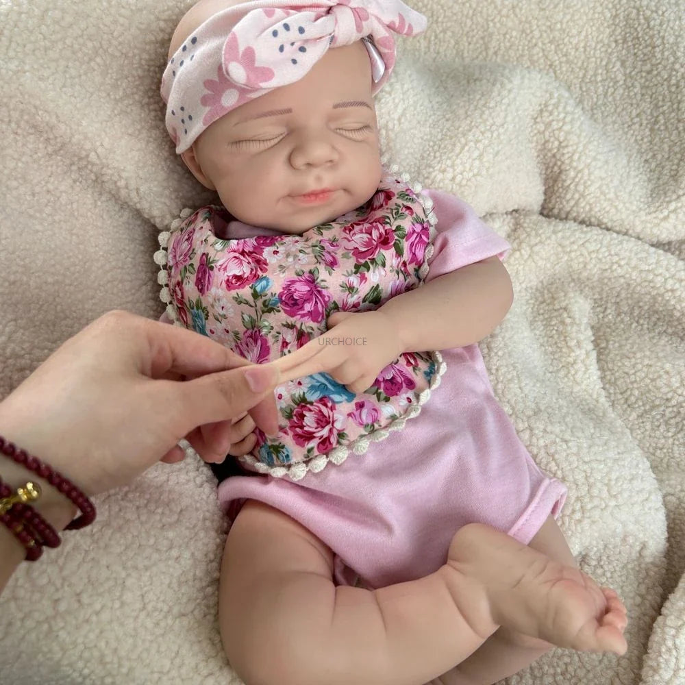 Image of Reborn Baby Dolls 19Inch Lifelike Silicone Reborn Baby Girl & Boy