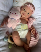 Image of Reborn Baby Dolls 1 Pc 18 Inch Silicone Bebe Reborn Doll Handmade