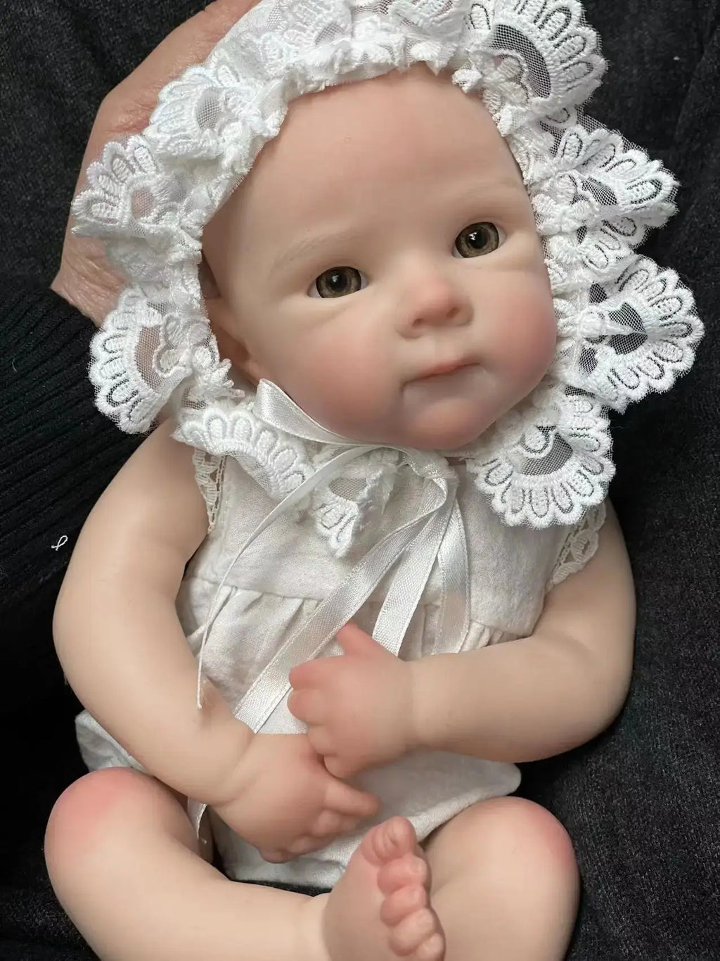 Image of Reborn Baby Dolls 33Cm Open Eyes Bettie Solid Silicone Bebe Reborn