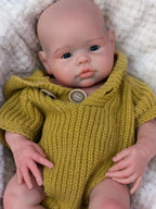 Image of Reborn Baby Dolls 17Inch Washable Open Eyes Soft Silicone Reborn Girl