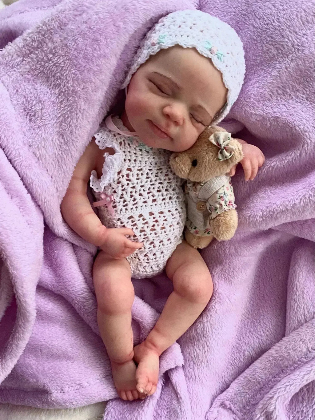 Image of Reborn Baby Dolls 6 Inch Soft Silicone Reborn Doll Girl Pascale