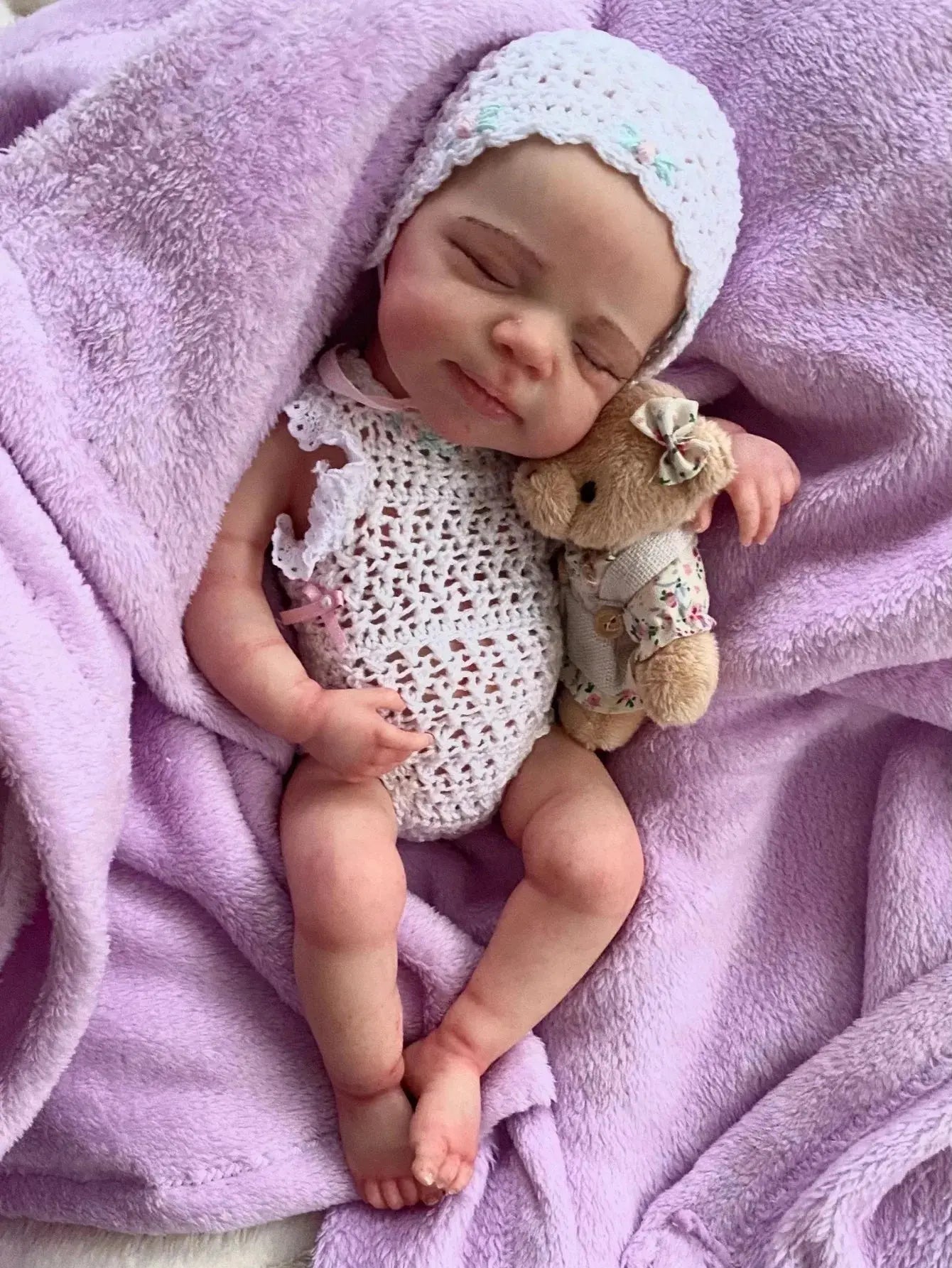 Image of Reborn Baby Dolls 6 Inch Soft Silicone Reborn Doll Girl Pascale
