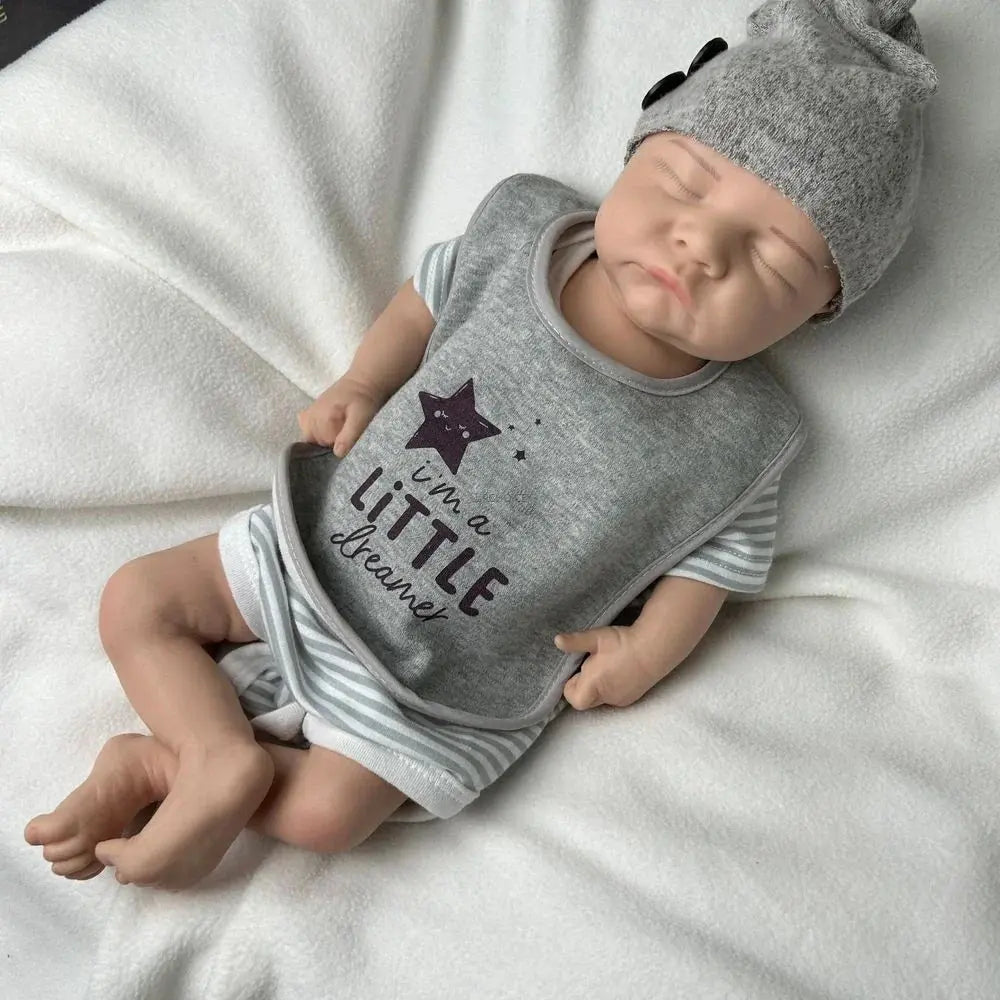 Image of Reborn Baby Dolls 44Cm Realistic Silicone Reborn Baby Boy Levi