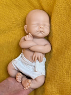Image of Reborn Baby Dolls 2Styles/26Cm Waterproof Whole Body Silicone Bebe