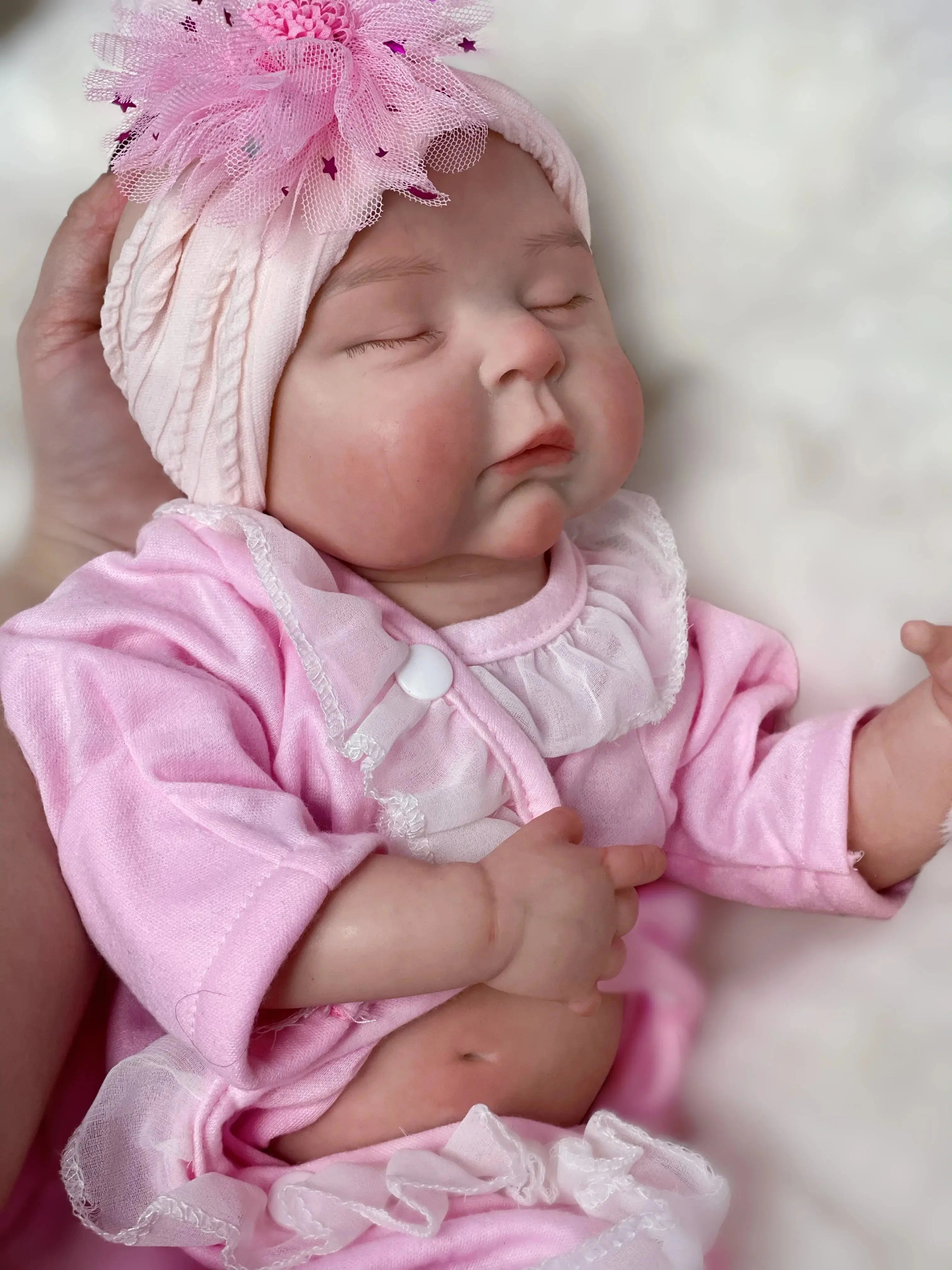 Image of Reborn Baby Dolls 33Cm&45Cm Silicone Girl Peaches Bebê Reborn
