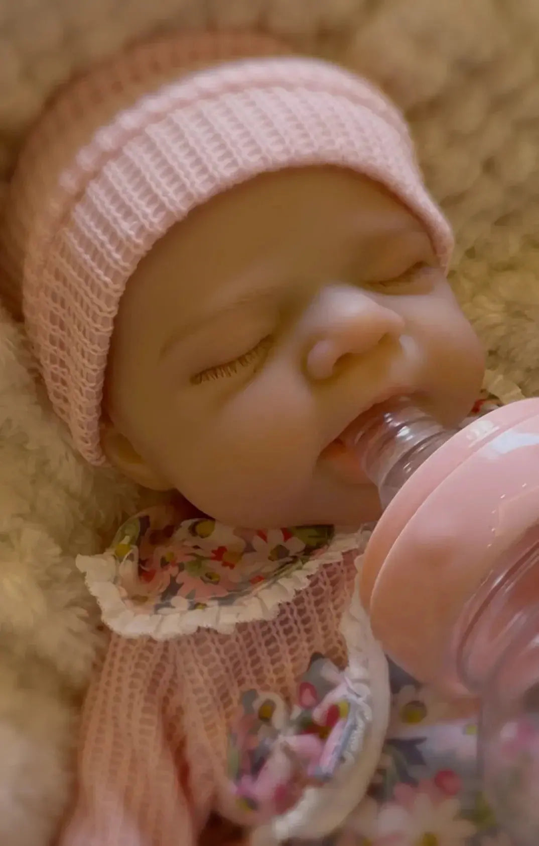 Image of Reborn Baby Dolls 13Inch Open Mouth Reborn Dolls Pascale&Vivienne