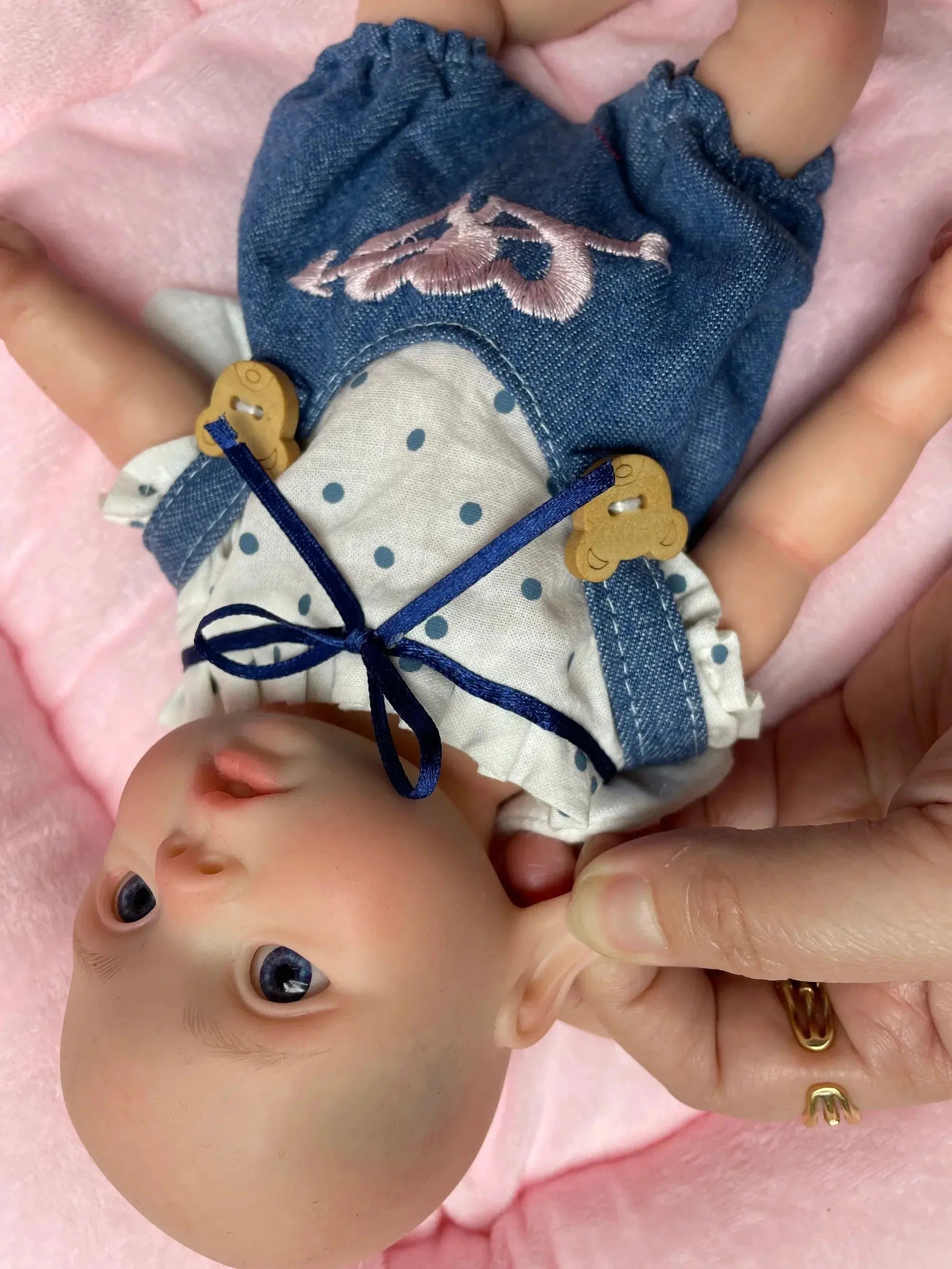 Image of Reborn Baby Dolls 27Cm Angel Girl Whole Silicone Bebe Reborn Dolls 3D