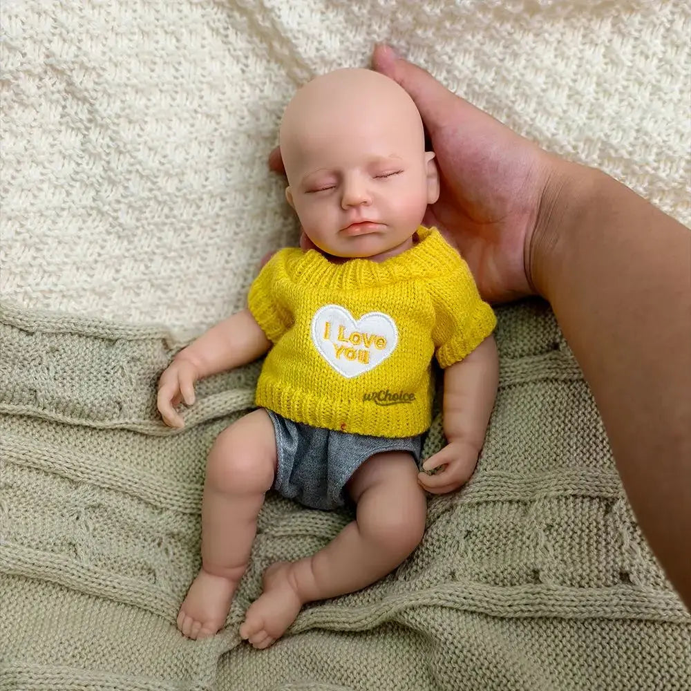 Image of Reborn Baby Dolls Mini 12 Inch 30Cm Full Soft Silicone Reborn Baby
