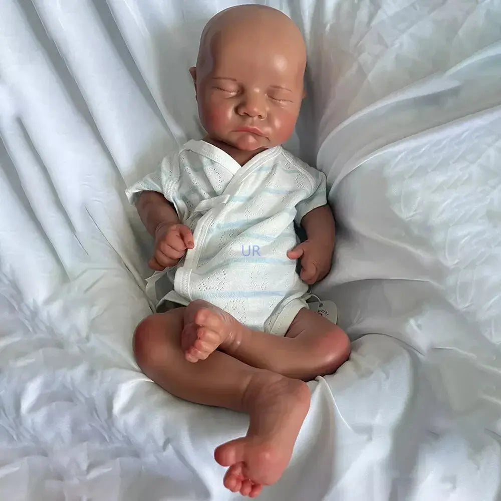 Image of Reborn Baby Dolls Washable 18" Full Body Soft Platinum Silicone