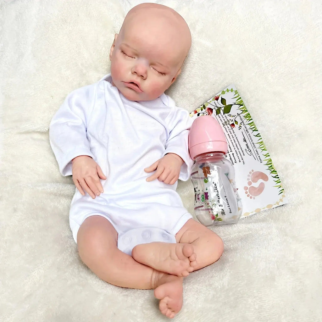 Image of Reborn Baby Dolls 40-45Cm Twins Full Body Solid Silicone Bebe Reborn