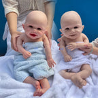 Image of Reborn Baby Dolls Kids Xmas Gift 19 Inch Silicone Reborn Baby Toy