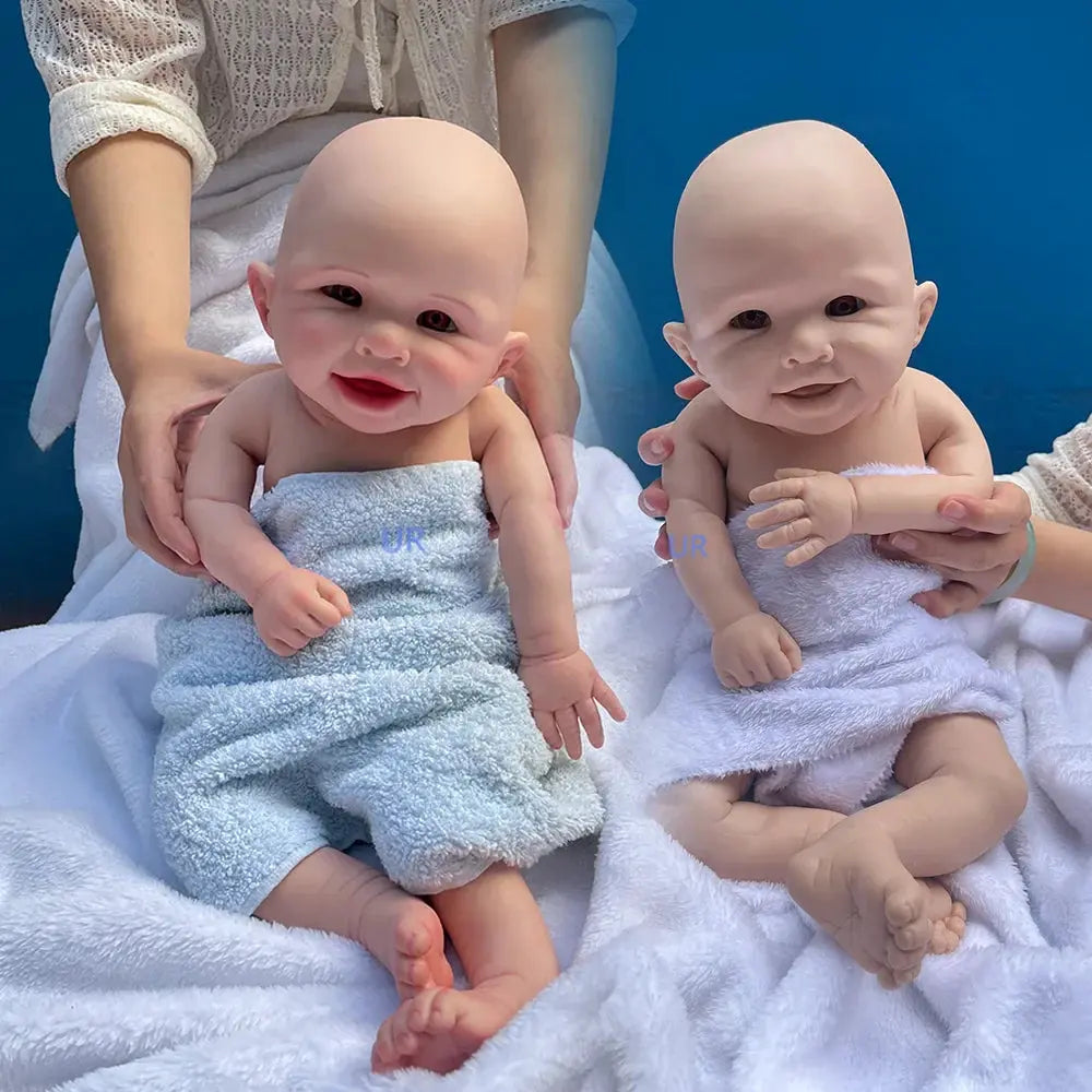 Image of Reborn Baby Dolls Kids Xmas Gift 19 Inch Silicone Reborn Baby Toy