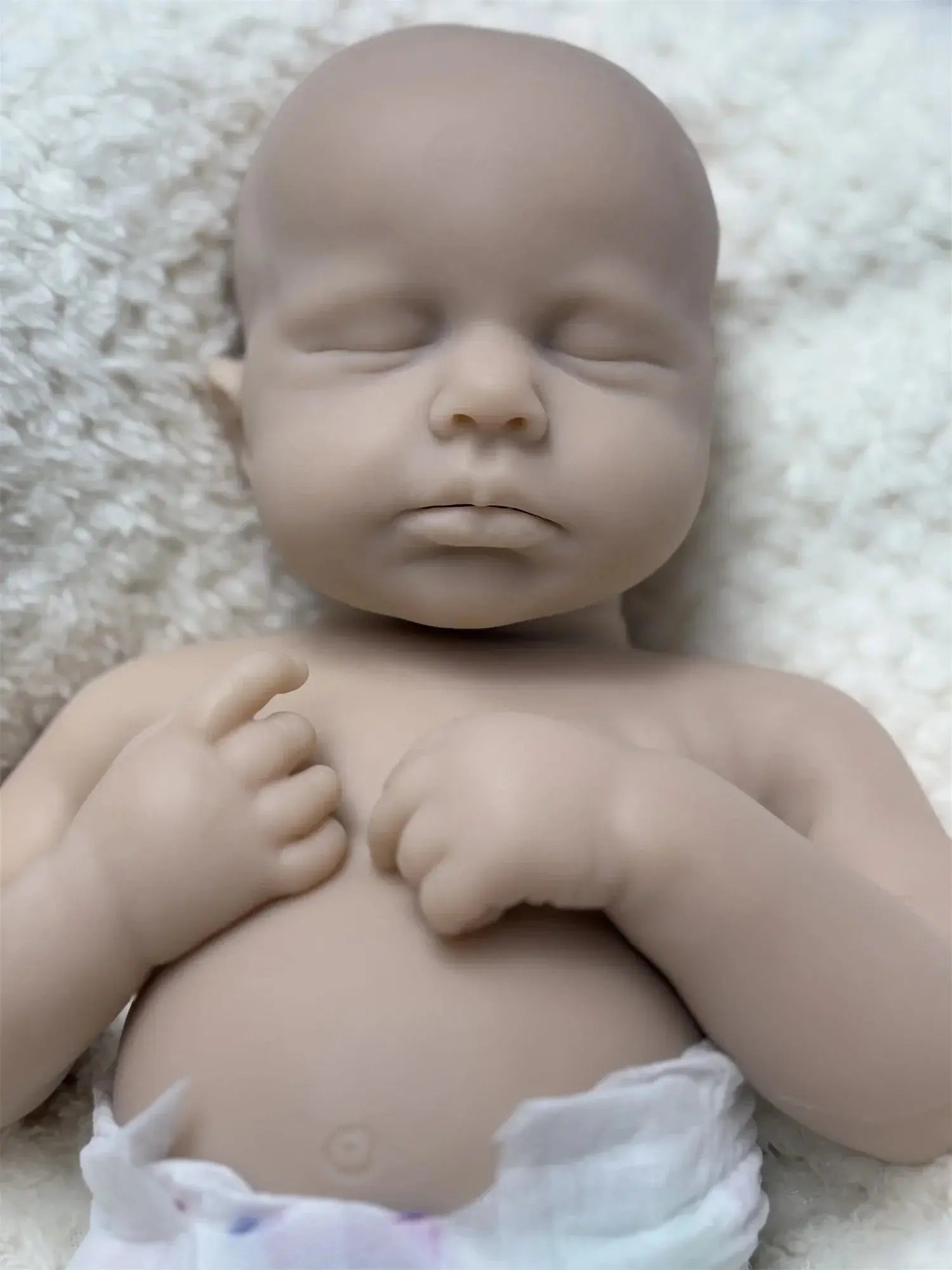 Image of Reborn Baby Dolls 45Cm Can Open Mouth &Washable Painted Loulou Solid