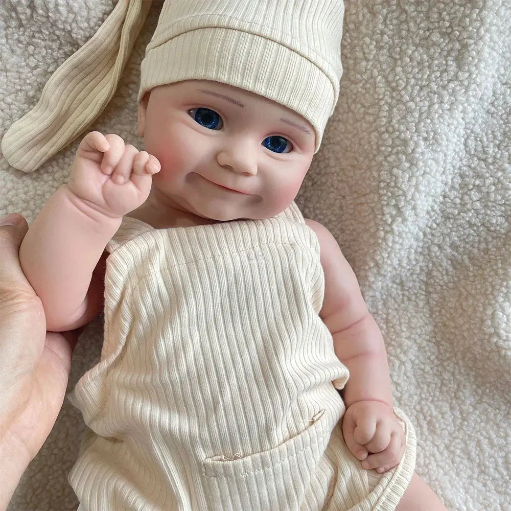 Image of Reborn Baby Dolls 20 Inch Pinky Girl Maddie Lifelike Silicone Reborn