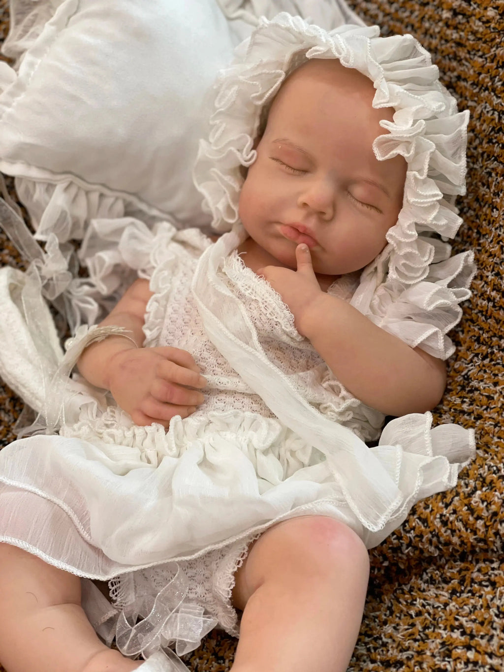 Image of Reborn Baby Dolls 45Cm Boy/Girl Loulou All Silicone Reborn Doll