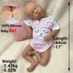 Image of Reborn Baby Dolls Handmade 17Inch Realistic Details & Poseable Limbs